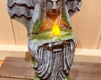 Zelda inspired Goddess Statue with LED light! Handpainted MADE TO order