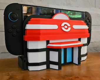 Couvercle de station d'accueil pour Switch 2 inspiré du Poke Center Fabriqué sur commande