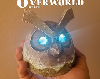Links awakening Inspired overworld OWL LED statue made to order