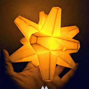 Zelda Tears of the Kingdom inspired Star Fragment Lamp LED made to order