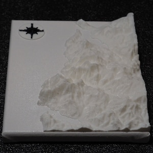 3Dプリント地形図