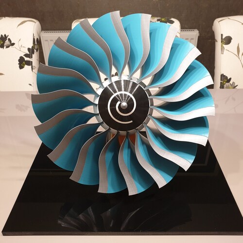Jet Engine Fan Blade Etsy