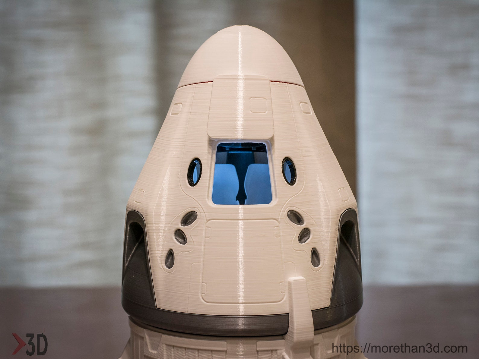 3D printed SpaceXs Crew Dragon spacecraft Dragon MS Scale Etsy