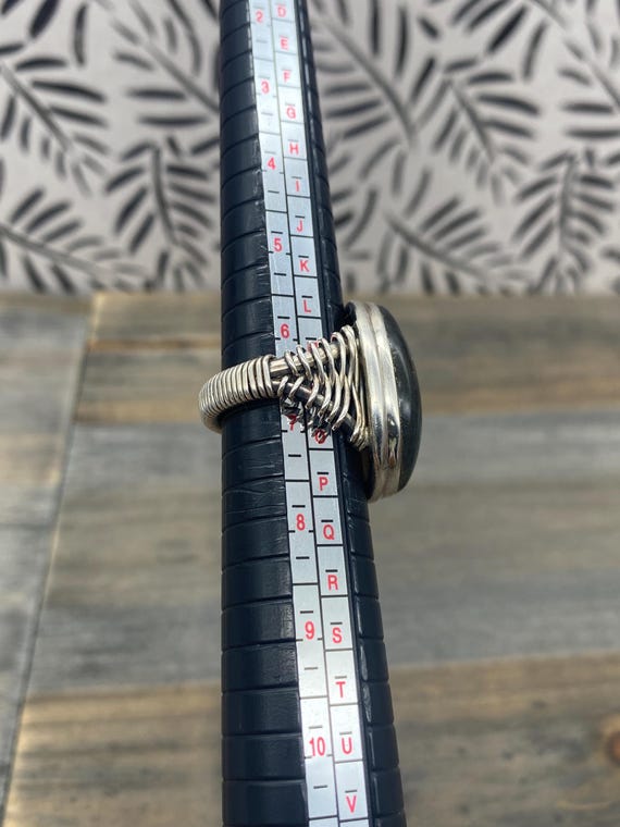 Sterling Silver Labradorite Statement Ring 925 YS… - image 7