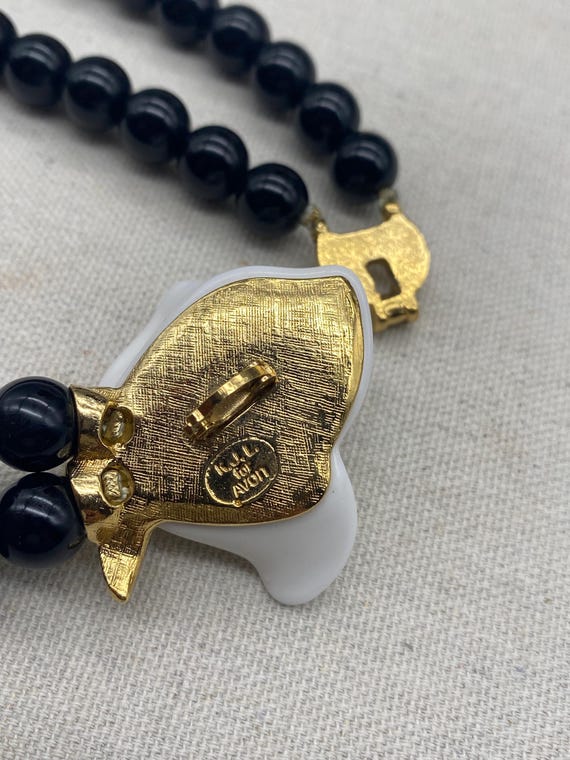 Avon Kenneth Jay Lane Necklace Double Strand Blac… - image 4