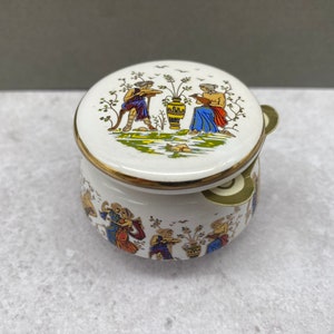 Vintage Fidias Solid Perfume In Ceramic Vase Grecian Motif