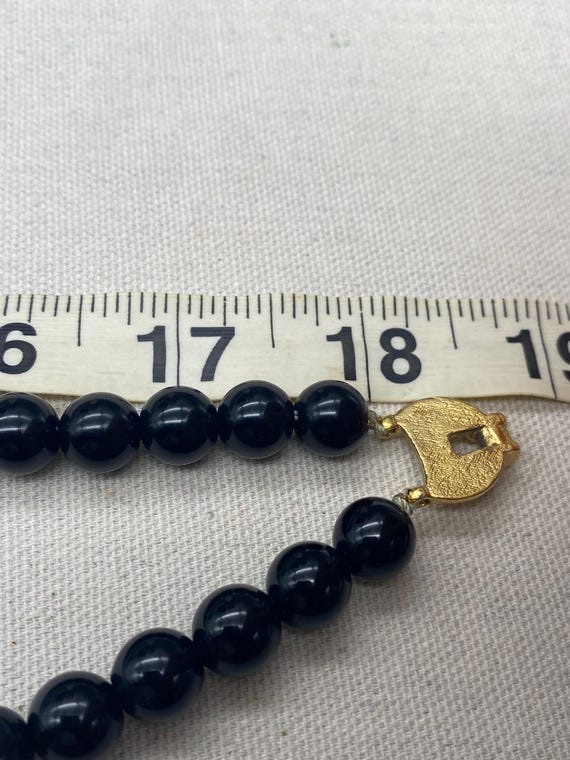 Avon Kenneth Jay Lane Necklace Double Strand Blac… - image 6