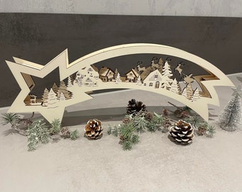 Candle Arch &quot;Shooting Star&quot; Lasercut file
