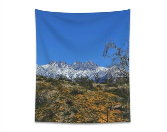 Wildflower Four Peaks #32 Printed Wall Tapestry