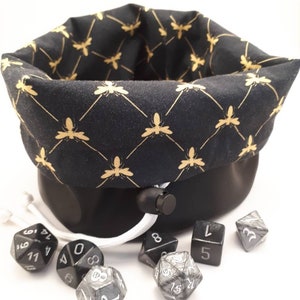 Large Reversible Dice Bag - Queen Bee