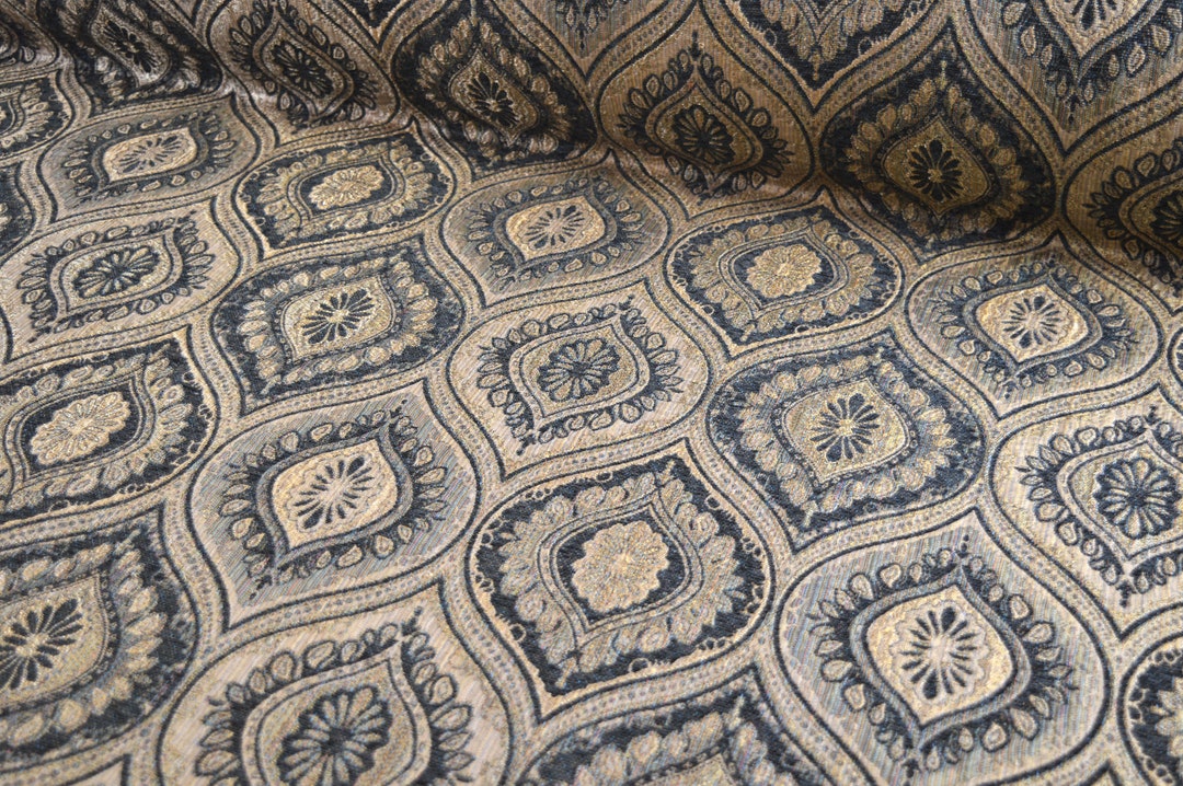 furniture-fabric-upholstery-fabric-baroque-tendrils-vintage-woven-heavy