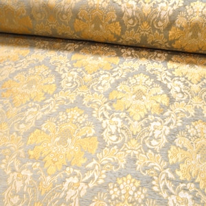 Furniture fabric upholstery fabric baroque tendrils vintage woven heavy