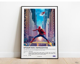 Spiderman Homecoming Poster Etsy Spiderman Homecoming Poster Etsy