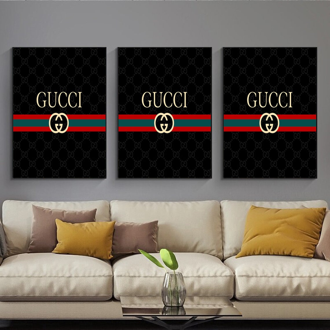 Handmade Painting Gucci artwork Print Poster Art High Etsy