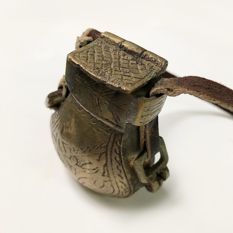 Ancient Ottoman Gunpowder Flask Etsy