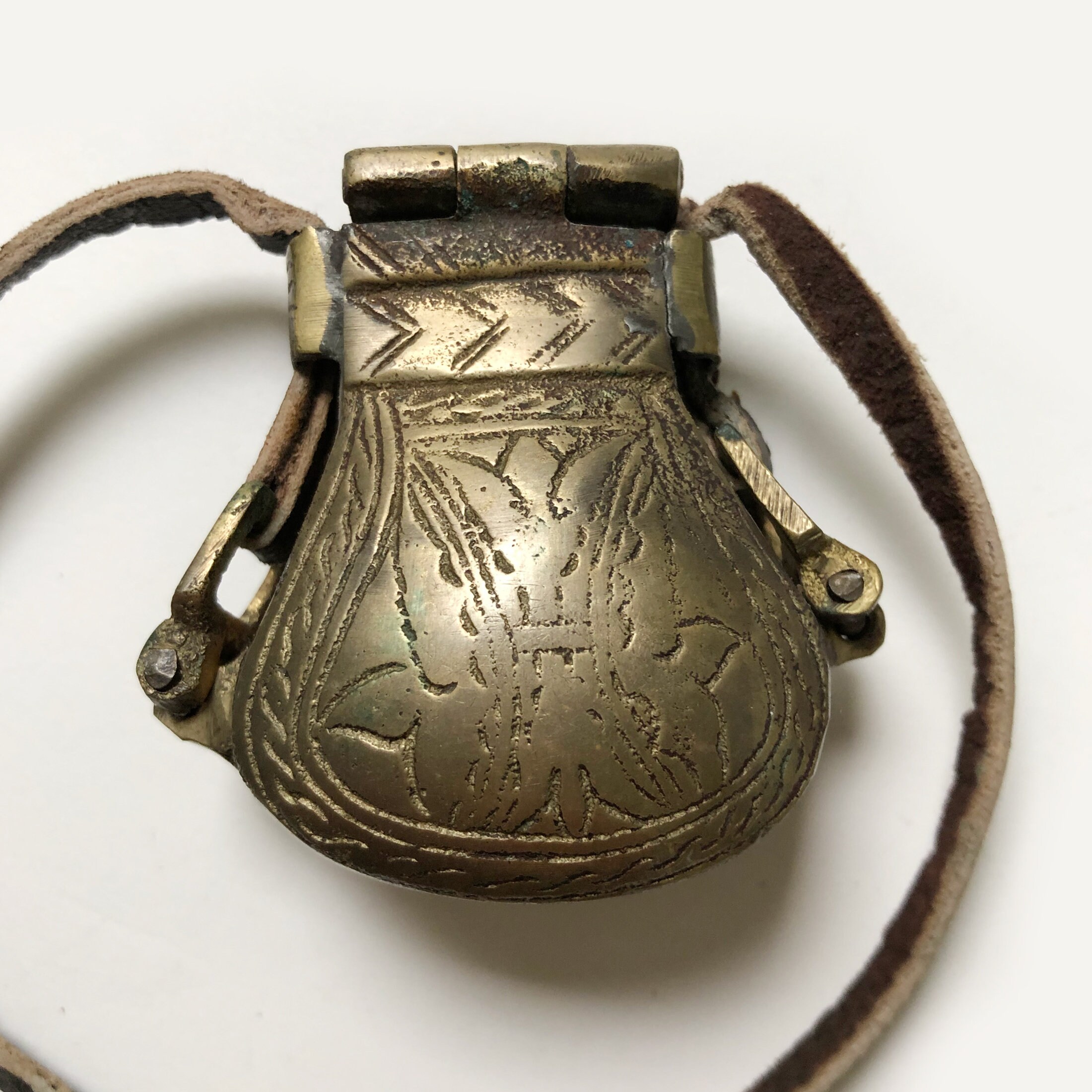 Ancient Ottoman Gunpowder Flaske Etsy Canada