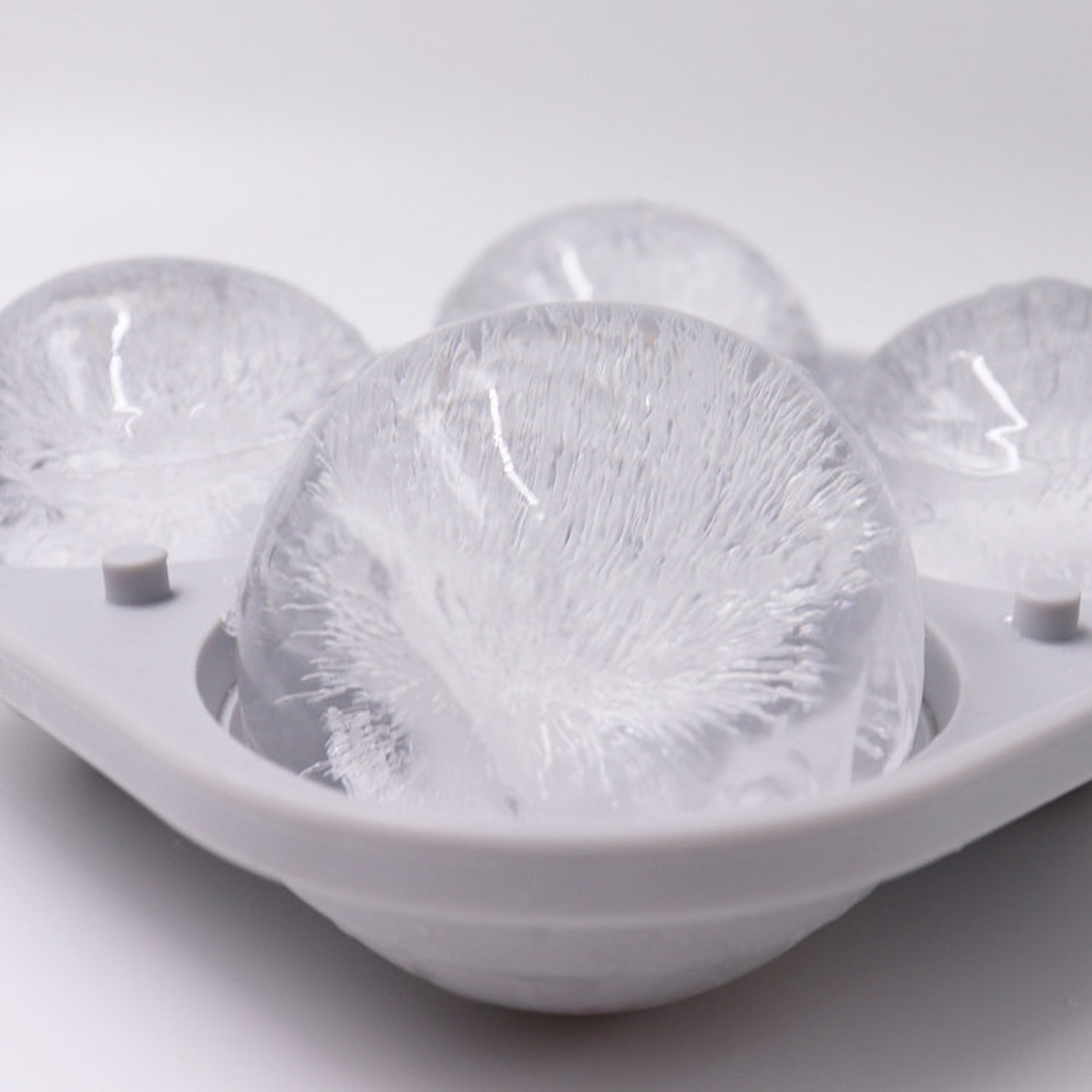 Silicone ICE BALL MOLD with incorporated funnel new model Etsy