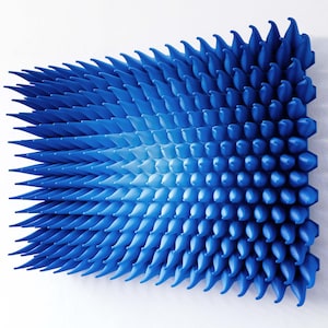 Ocean Deep | Limited Edition of 12 | 3D Printed Wall Sculpture | Geometric Dimensional Mosaic | Made to Order