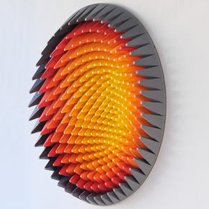 Volcano II | Limited Edition of 3 | Original Wall Sculpture by Herschel Shapiro