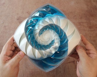 Inner Helix | Resin Dimensions Open Edition | Swirling Wave Wall Sculpture | Made to Order