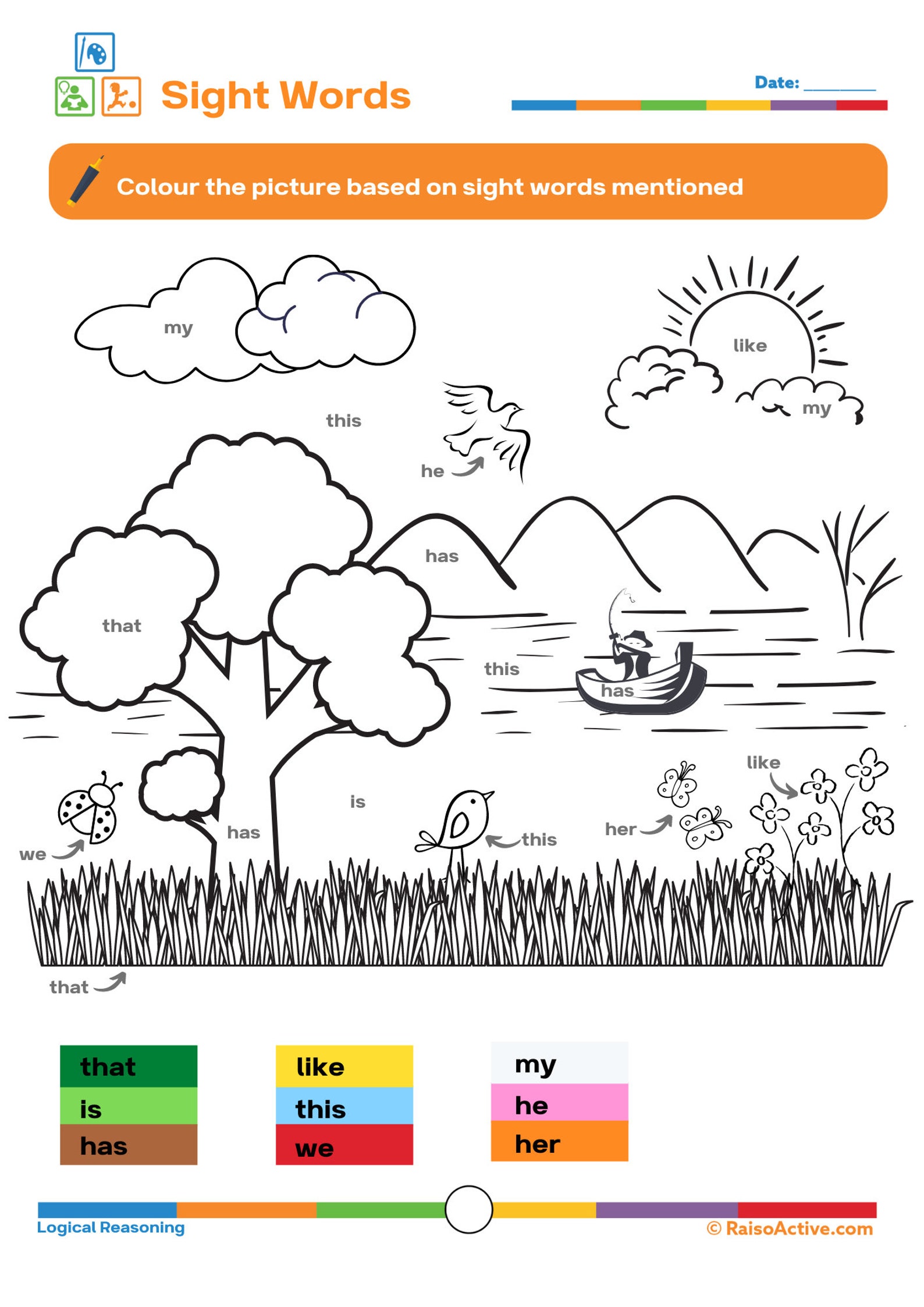Logical Reasoning Printable Worksheets for Preschoolers and Kids Brain ...