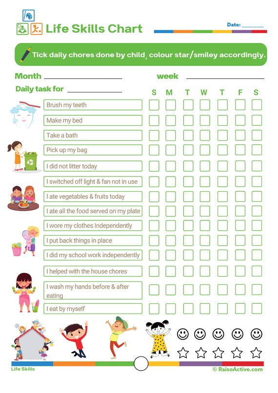 Life Skills For Kids Worksheets Life Skills For Kids Worksheets