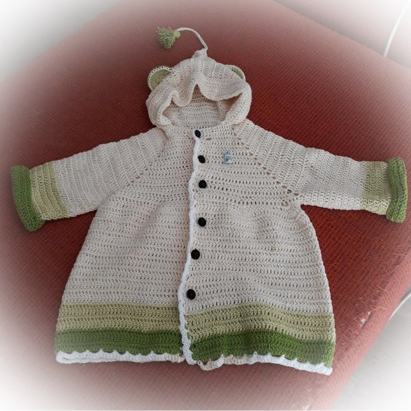 Manteau Crochet - Petite fille