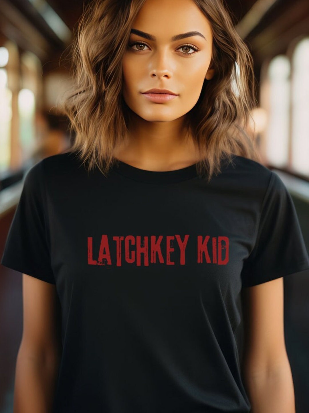 Latchkey Kid Shirt Latch Key Kid Tshirt Gildan 64000 Free Etsy