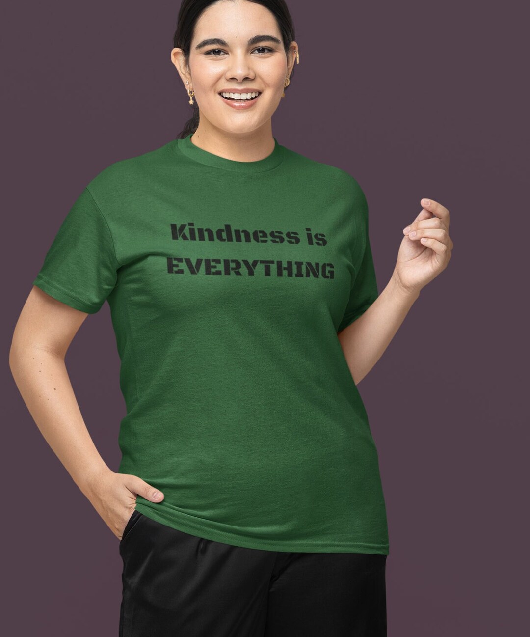 KINDNESS IS EVERYTHING Shirt, Be Kind Tshirt, Gildan 64000, Free ...