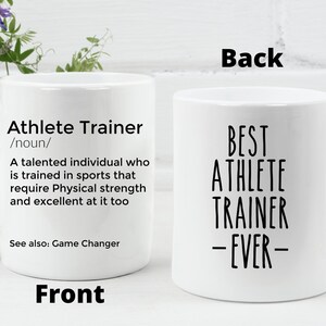 Athletic Trainer Gift Athletic Trainer mug New Athletic Trainer Gift ideas for PersonalizedCoach Athlete Manager Gift