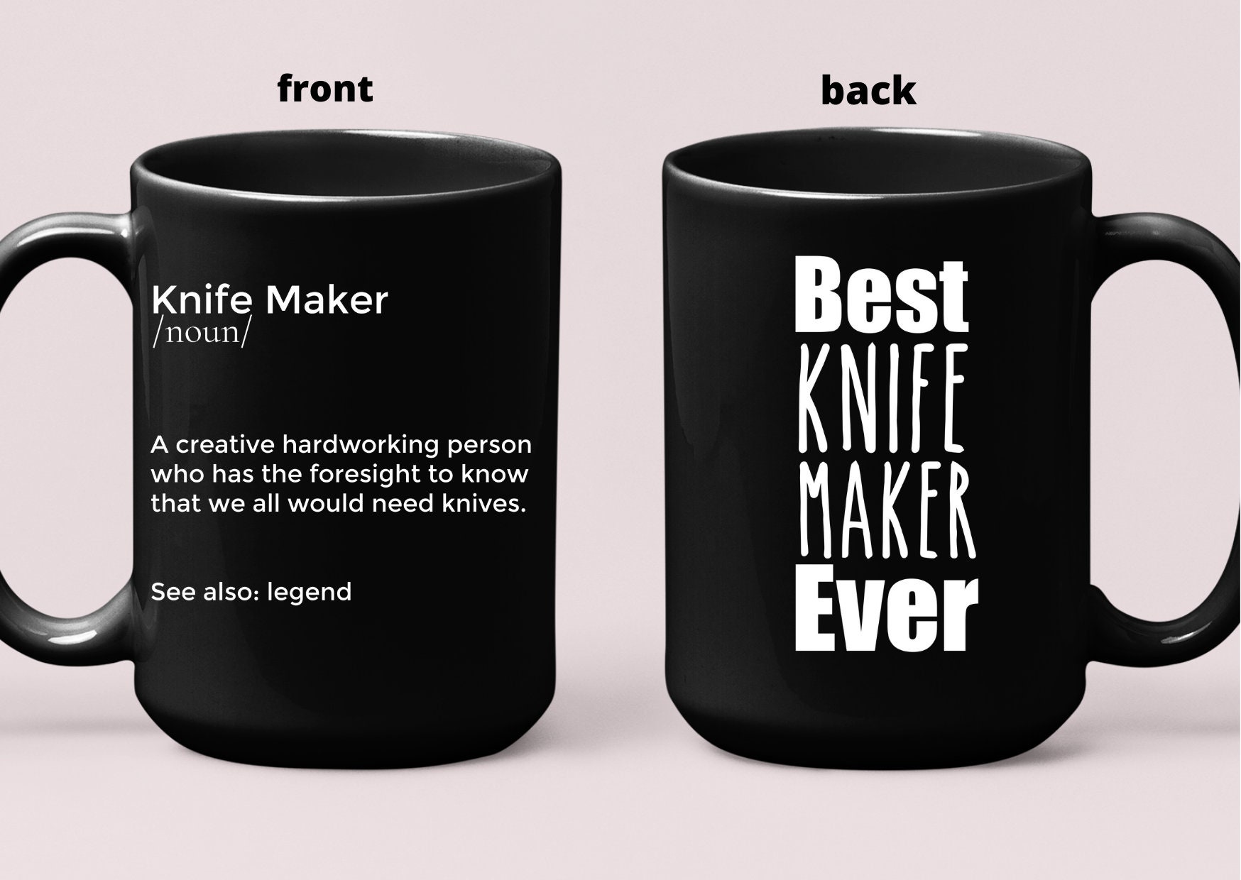 Personalized Knife Maker Mug: Bladesmith Gift