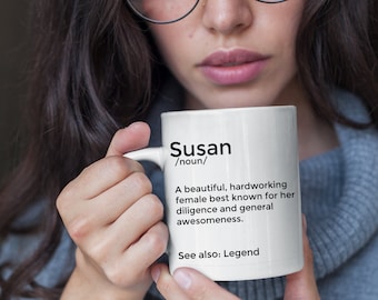 Personalisierte Co-worker Tasse: Individueller Name, Wertschätzung Geschenk