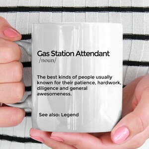 Gas Station Attendant Mug Peronalized Gas Station Attendant Gift Gas Station Attendant gifts Best Gas Station Attendant Ever
