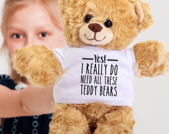 Teddy bear Collector Gift Teddy bear  Collectors Gift Idea Funny Gift for collector of Teddy bear  Teddy bear Collecting Gift