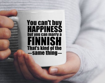 Personalized Finnish Mug: Funny Finland Gift