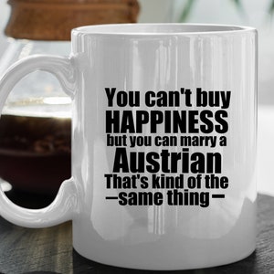 Österreich Geschenk Österreich Tasse Personalisiert Geschenk für Österreich Souvenir Geschenke Geburtstagsgeschenk Freunde Geschenk Mate Geschenke