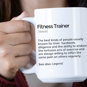 Fitness Trainer Mug Personalized gift for Fitness Trainer Personal Trainer Mug Best Fitness Trainer Ever Personal Trainer Gifts