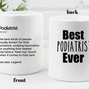 Caneca para podólogo Presente personalizado para podólogo Presente de podologia Melhor podólogo de todos os tempos Presente de agradecimento para podólogo Presente de aposentadoria para podólogo