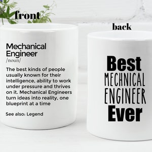 Mechanical Engineer Mug Gift for Mechanical Engineer Dad Funny Engineer Mug Engineering Graduation Gift Mechanical  Engineering Student