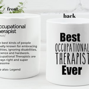 Occupational Therapy Mug Personalized Gift for  Occupational Therapist OT Graduation Gift Idea Best Occupational Therapist OT Appreciation