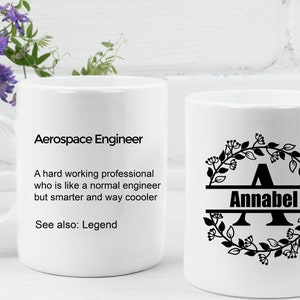 Aerospace Engineer mug Sarcastic Funny Aerospace Engineering coffee mug gift idea Personalized Aerospace Engineer Gift Mug
