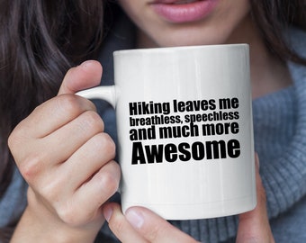 Personalized Hiking Mug: Mountains Coffee Cup, Hike Gift