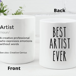 Artist Mug Sculptor Gift Painter Personalized Gift Artist Gift funny Gift for Artist Future Artist Gift idea Cup