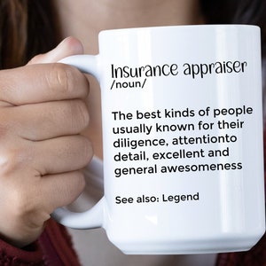 Insurance Appraiser Mug Personalized Mug for Insurance Appraiser Best Insurance appraiser Ever Appreciation Gift for Appraiser