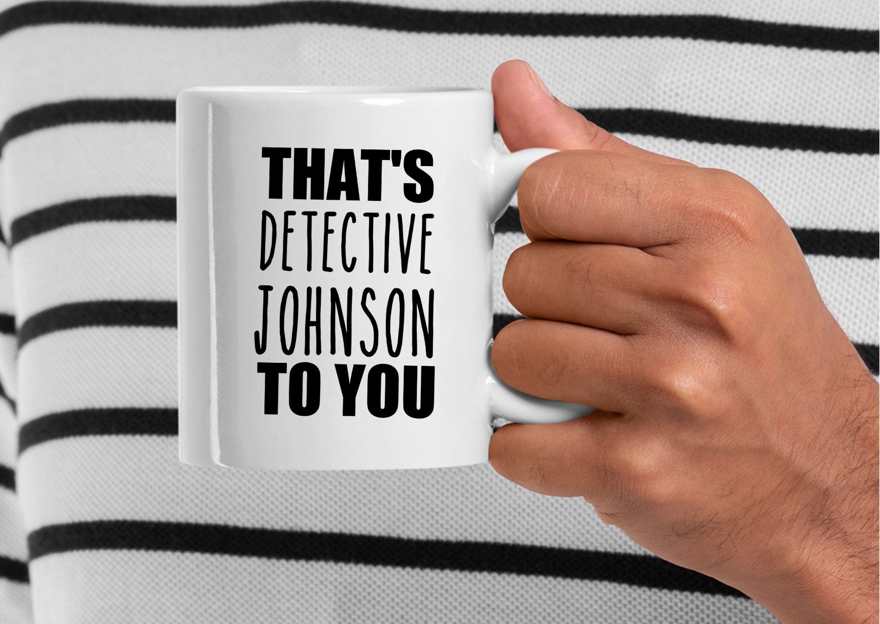 Detective Mug Detective Gifts Personalized Present for a New Detective