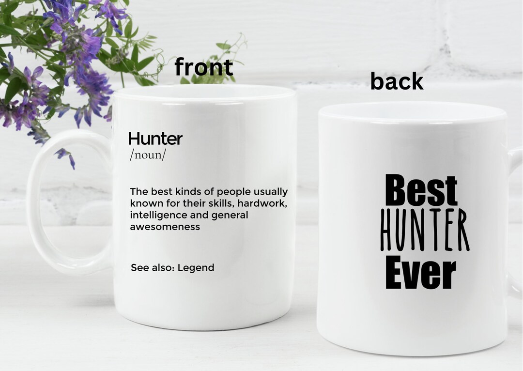 Hunter Mug Personalized Hunting Mug Hunter Birthday Gift Idea Present
