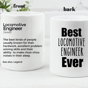 Caneca do engenheiro da locomotiva caneca personalizada para o engenheiro da locomotiva melhores presentes de engenharia melhor engenheiro da locomotiva já trem caneca do amante