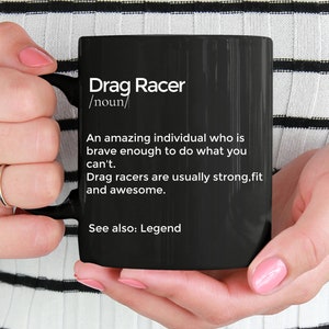 Drag racer Taza Drag Racing Regalos Regalo para Drag racer Taza personalizada para Drag bike racing Dirt Raing Gift, drag fan