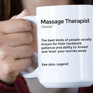 Massage therapist Mug  Personalized Mug for Massage ttherapist Funny Massage Mug