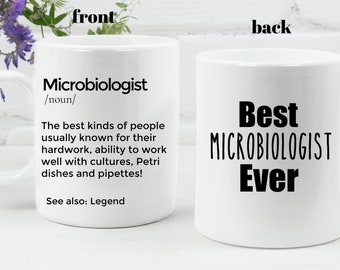 Personalized Microbiologist Mug: Funny Microbiology Student Gift